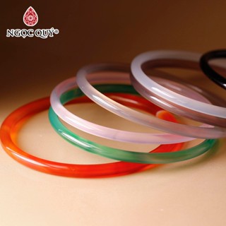  Vòng tay đá mã não mảnh  1 chiếc  - Ngọc Quý 