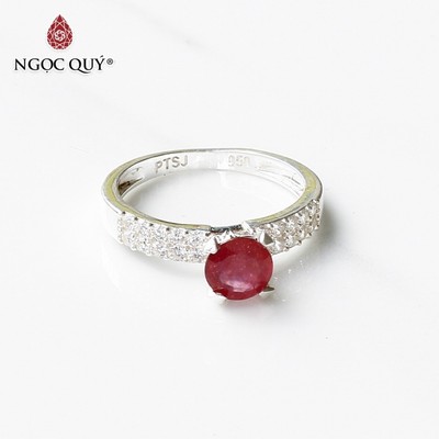Nhẫn S925 đính Rb - Ngọc Quý