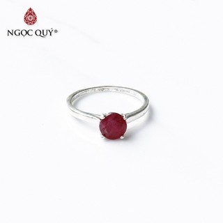 Nhẫn S925 đính Rb - Ngọc Quý