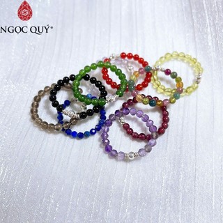 Nhẫn đá lõi S925 đủ mệnh - Ngọc Quý