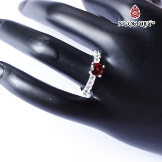 Nhẫn S925 đính Gn cao cấp - Ngọc Quý