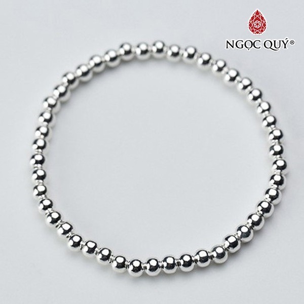 Lắc S925 bi 4mm cao cấp - Ngọc Quý