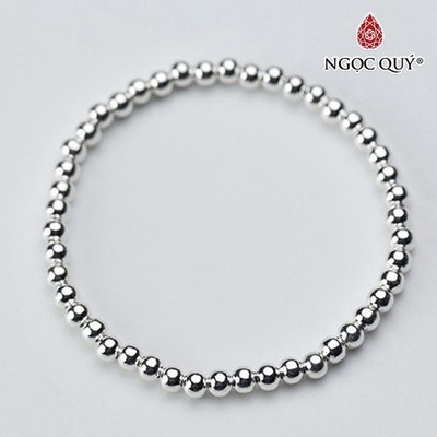 Lắc S925 bi 4mm cao cấp - Ngọc Quý