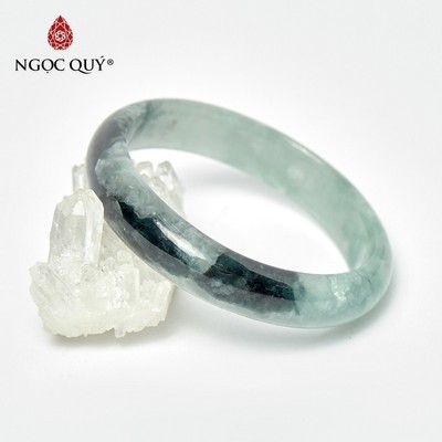 Vòng cẩm thạch - Vòng cẩm thạch liền khối jadeite jade Mệnh Hỏa , Mộc type B - Ngọc Quý