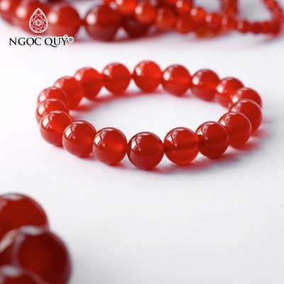 Vòng tay mã não đỏ - Ngọc Quý