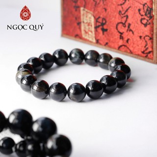  Vòng tay đá mắt hổ xanh đen Tiger's Eye mệnh thủy mộc - Ngọc Quý 