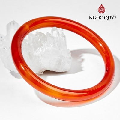 Vòng Tay Mã Não Đỏ Cam - Ngọc Quý