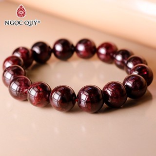  Vòng tay đá Ngọc Hồng Lựu Garnet A - Ngọc Quý 