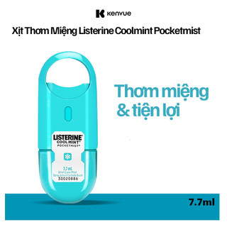  Xịt Thơm Miệng Listerine Coolmint Pocketmist 7.7ml 