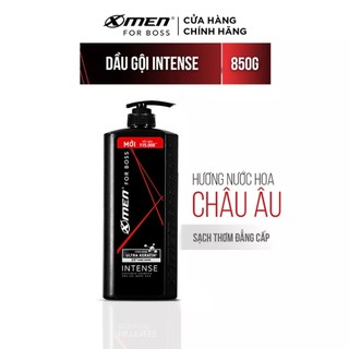 Dầu gội nước hoa X-Men For Boss Intense 650g/850g - Mùi hương trầm đầy nội lực