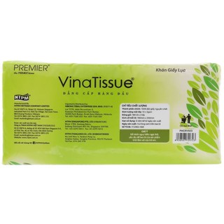 Khăn giấy lụa rút PREMIER VinaTissue 2 lớp 180 tờ