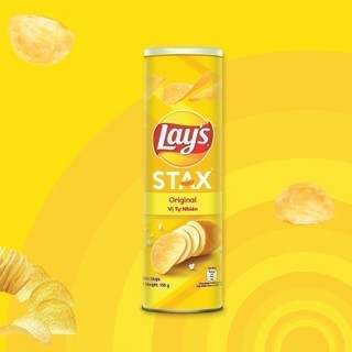 Combo 3 Lay's Stax 150G (Thit Nuong BBQ, Tom Hum Nuong Ngu Vi, Kem chua Hanh)