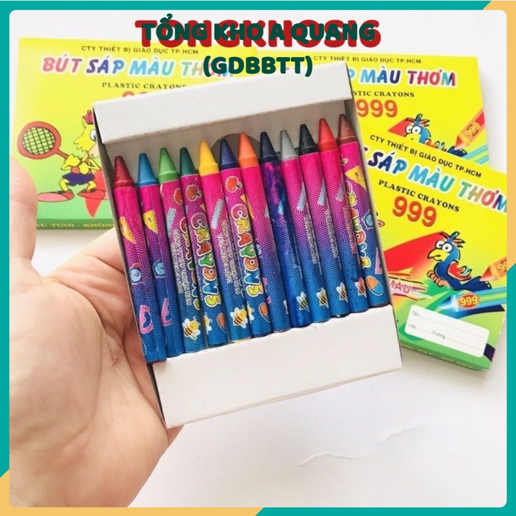 BÚT SÁP MÀU MIC, Bút sáp tô màu,Bút màu thơm 12 màu cho bé màu - Bút sáp màu thơm cho bé (12 màu)