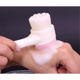 [HB gift] Cọ rửa mặt 2 đầu 3D gai silicon