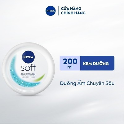 Kem Dưỡng Mềm Da NIVEA Soft Creme 50ml/200ml / kem body / Dưỡng Ẩm Da Mặt - 89054/89050
