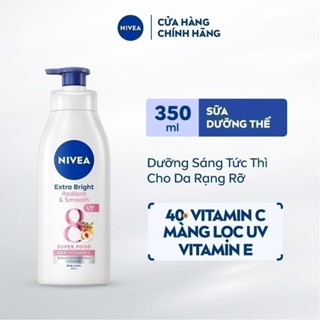 Sữa Dưỡng Thể NIVEA Mịn Mượt | Sáng Da Ban Ngày từ 8 Super Foods (350 ml) - 98413