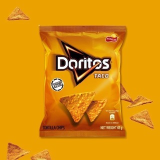 Combo 3 gói snack Ngô Giòn Doritos 65G vị Taco - snack tortilla tẩm vị đậm đà kiểu Mỹ