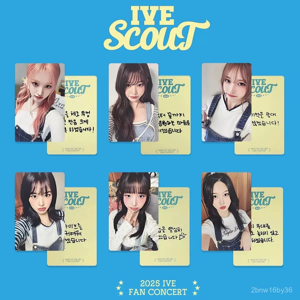 IVE SCOUT Thẻ Tuần3rd Fan Concert Quà tặng thành viên bốn tháng Seoul FC Thẻ nhập cảnh Thẻ Zhang Yua