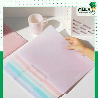 Bìa nhựa bảo vệ tài liệu size A4 màu pastel  kèm kẹp giữ gáy K135  chống bẩn nước tiện lợi 