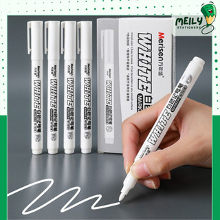  Bút marker B74 sơn trắng viết giấy đen bút sơn mực trắng  đen ngòi 1mm 