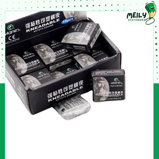  Combo 3  Tẩy đất sét mỹ thuật Meries gôm tẩy được than chì phấn tiên không để lại vụn họa cụ Kneaded Eraser 