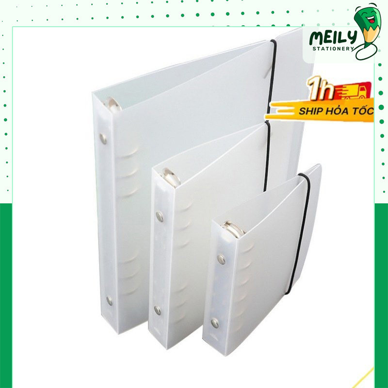 File bìa còng sắt A5/ B5 dễ dàng thay giấy loại 6/9 chấu MEILY P06 chưa gồm giấy VPP MEILY