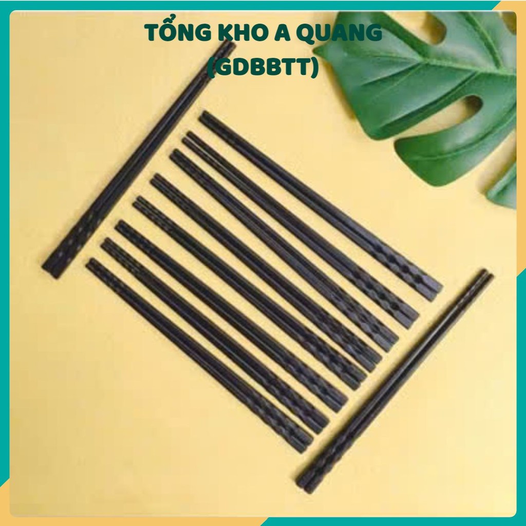 10 ĐÔI ĐŨA NHỰA LƯỢN SÓNG,  Đũa Nhựa Phip Đen - DUANHUA897