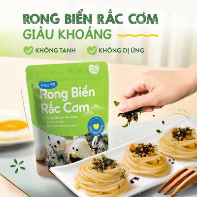 [QUÀ TẶNG] Rong biển rắc cơm Mămmy ít mặn, không tanh, tăng hương vị cho bé, phù hợp cho bé 6 tháng tuổi