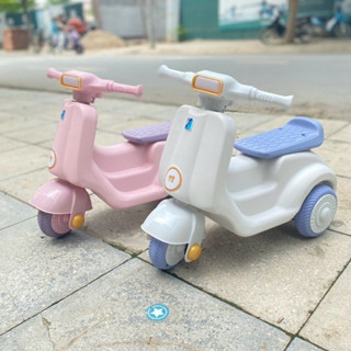 [QUÀ TẶNG MÀU NGẪU NHIÊN] Xe Chòi Vespa Mămmy phát nhạc
