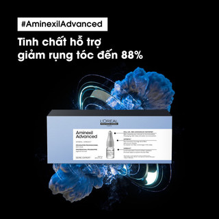 Tinh chất giảm rụng tóc chuyên nghiệp L'Oréal Professionnel Aminexil Advanced Ampoule (10 lọ x 6ml) MỚI