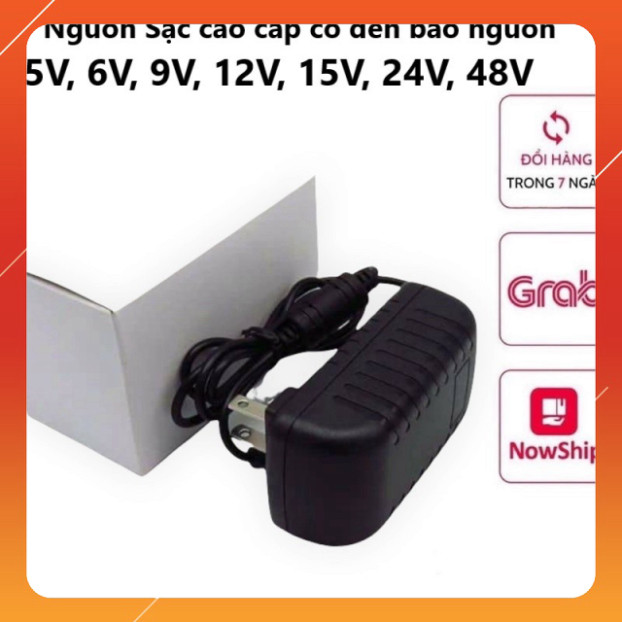 Nguồn Sạc 5V, 6V, 15V 2A  24V2A 48V 2A  12V2A  5V-2A  9V1A  hàng chất Có đèn báo nguồn