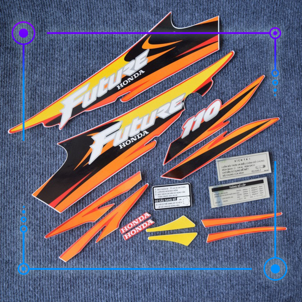 TEM DÁN XE FUTURE 1 TEM 3 LỚP CAO CẤP NHƯ TEM ZIN