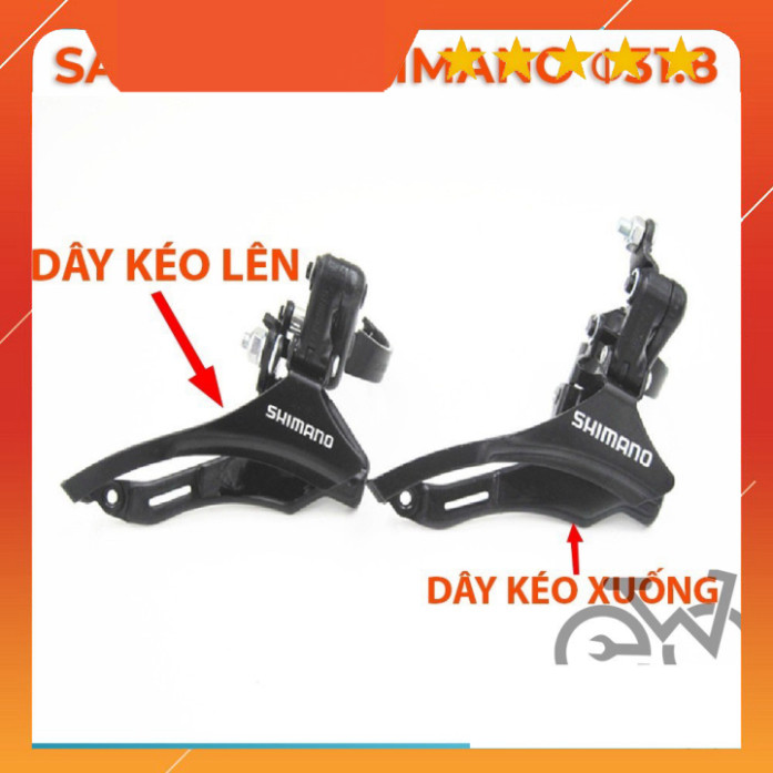 Sang Dĩa Xe Đạp - Gạt Dĩa Xe Đạp Thể Thao 31.8mm