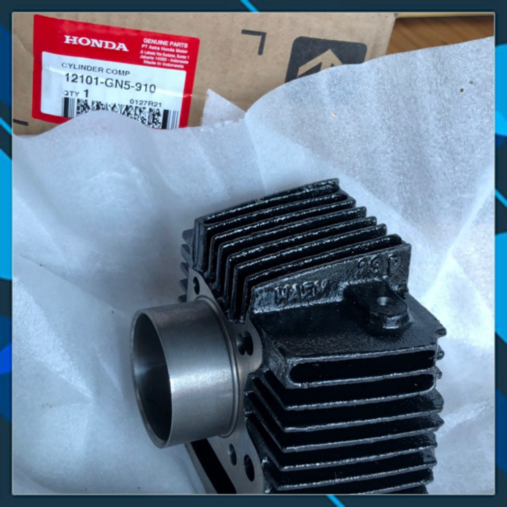 Bộ nòng - Piston bạc Dream thái zin chính hãng Honda Indonesia nhập khẩu - 12101-GN5-910/ 131A1-GN5-