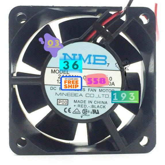 Quạt Làm Mát  12V Nmb 2410ml-04w-b60-B69 - 2410ml-04w-b60