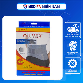 Đai Lưng Cột Sống Orbe Olumba Cao Cấp, Hỗ Trợ Thoát Vị Đĩa Đệm, Chấn Thương Vùng Lưng Cột Sống