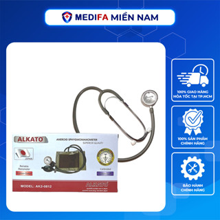 Máy Đo Huyết Áp Cơ ALKATO AK2-0812 Mặt Đồng Hồ Chống Trầy Xước, Độ Chính Xác Cao