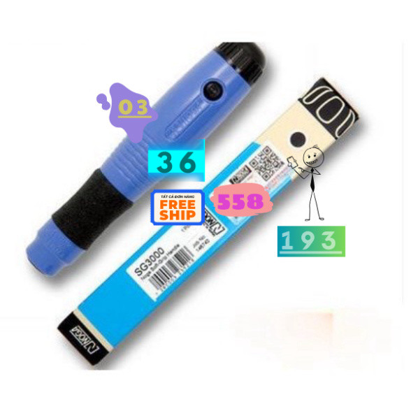 Tay Cầm Cắt Tỉa Noga Noga Chính Hiệu    Sg3000 Phù Hợp Với Các Lưỡi Dao 256 Mm Và 2.2 Mm