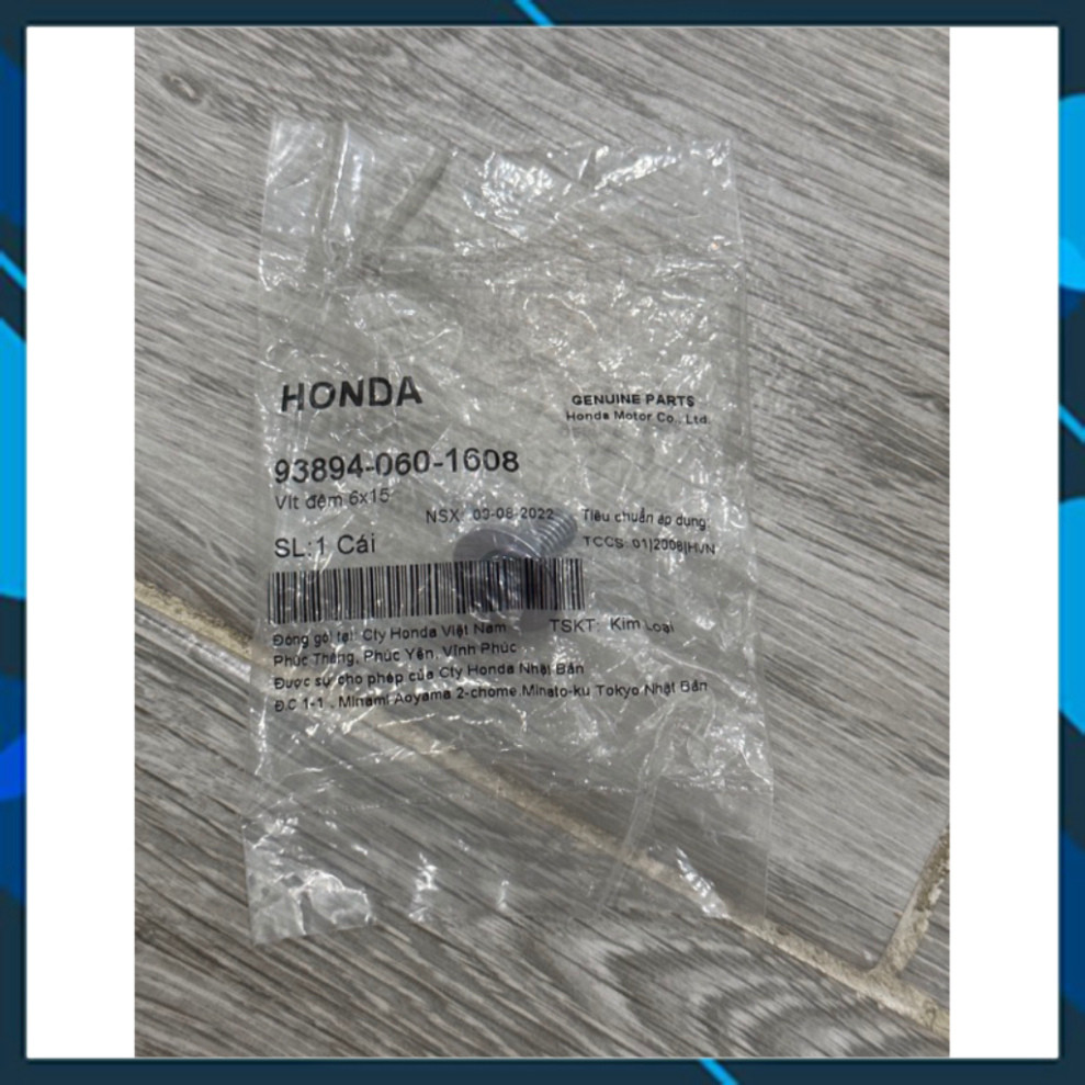 VÍT ĐỆM  6x15 WAVE 100 / DREAM 100 ( XÀI NHIỀU XE ) -indo