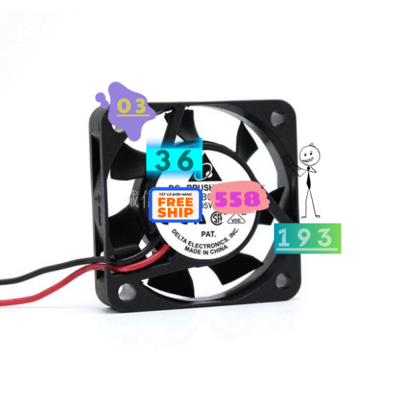 Quạt làm mát  Efb0405hha - EFB0405HHA-F00    Delta  DC5V
