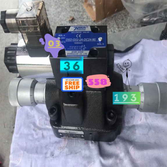 Van Đảo Chiều DSV-G02-2N-A110-90 Van Thủy Lực DSV-G02-6C-A110-90
