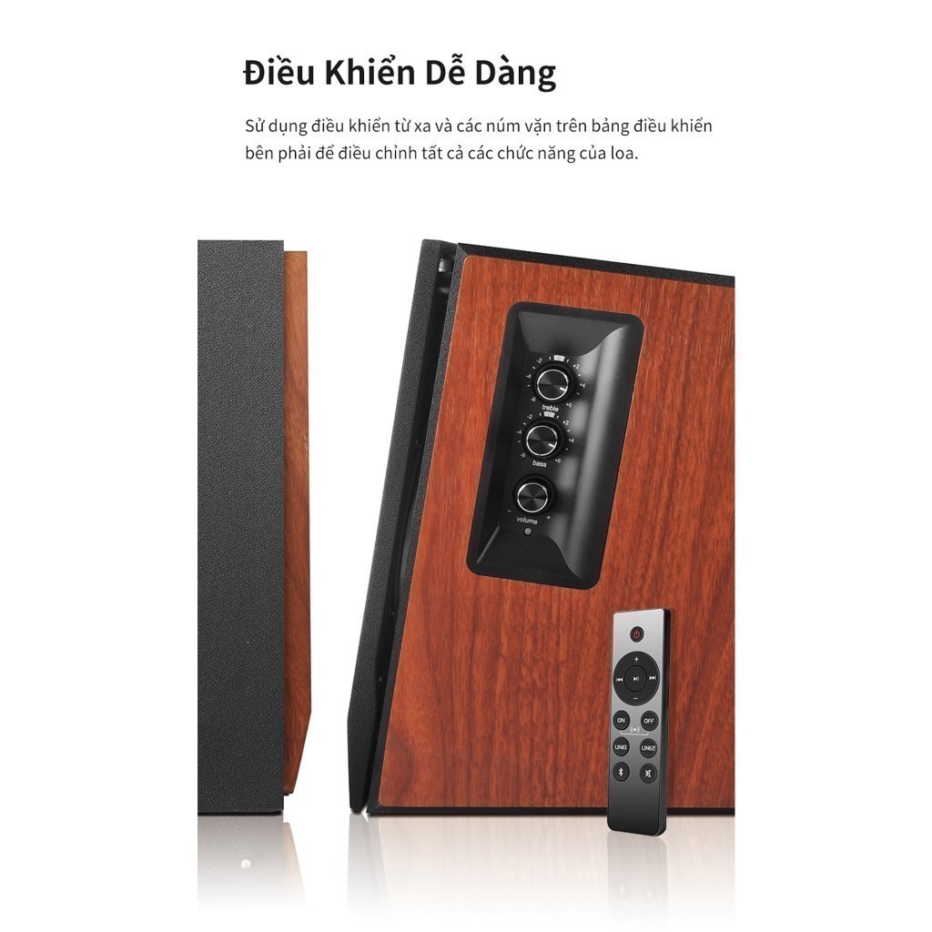 Bộ Loa Bluetooth Bookshelf EDIFIER R1700BTS | Công Suất 66W | Vỏ Gỗ Chất Lượng | Đầu Vào RCA Kép | Bảo Hành 15 Tháng | BigBuy360 - bigbuy360.vn