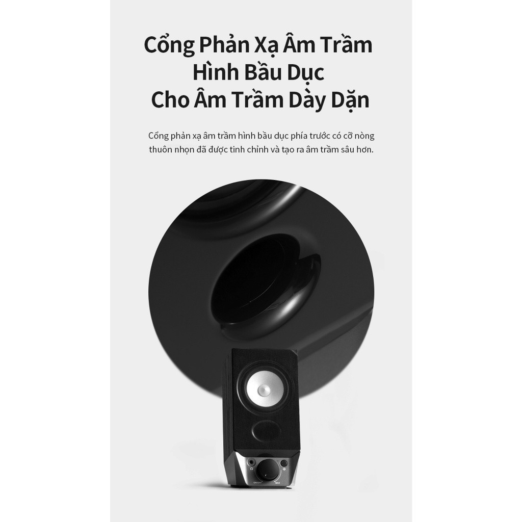 Loa Bluetooth Bookshelf EDIFIER R19BT | Công Suất 4W | Bluetooth 5.3 | Loa Toàn Dải 2.75inch | Bảo Hành 15 Tháng | BigBuy360 - bigbuy360.vn