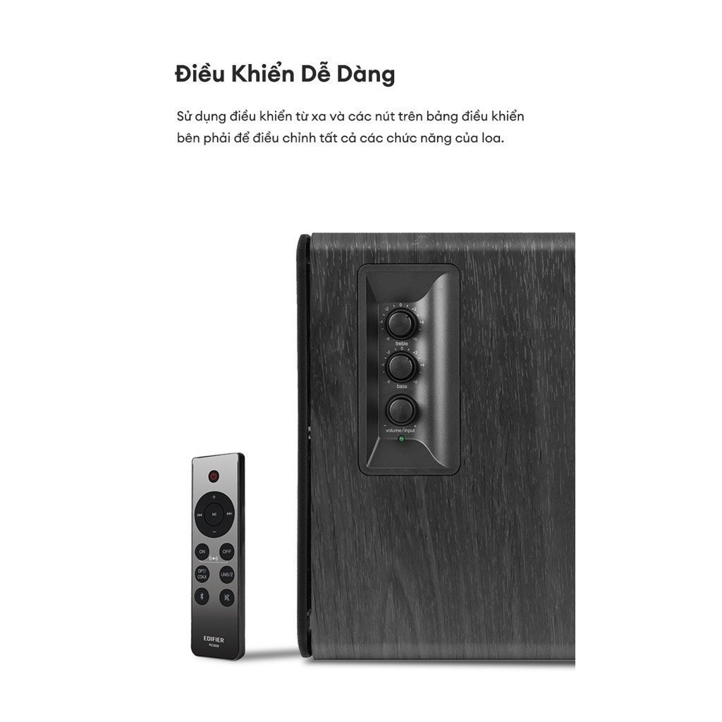 Bộ Loa Bluetooth Để Bàn EDIFIER R1280DBs | Công Suất 42W | Bluetooth 5.1 | Vỏ Gỗ Chống Dội Âm | Bảo Hành 15 Tháng | BigBuy360 - bigbuy360.vn