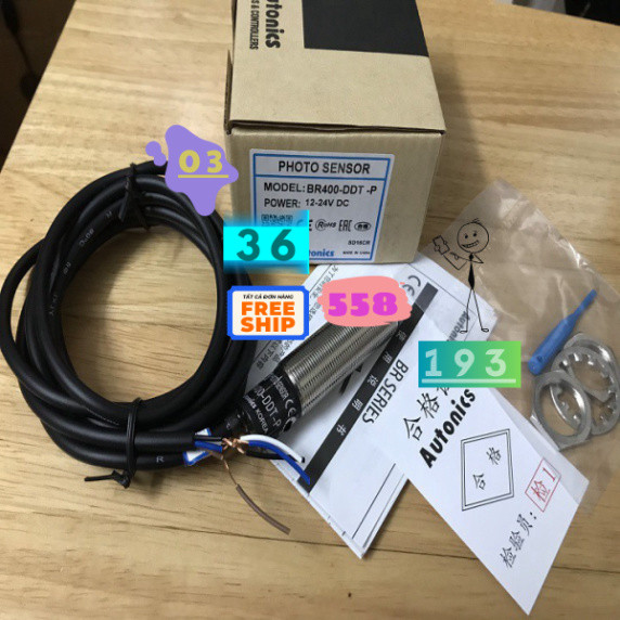 Cảm biến quang điện Autonics BR400-DDT-P