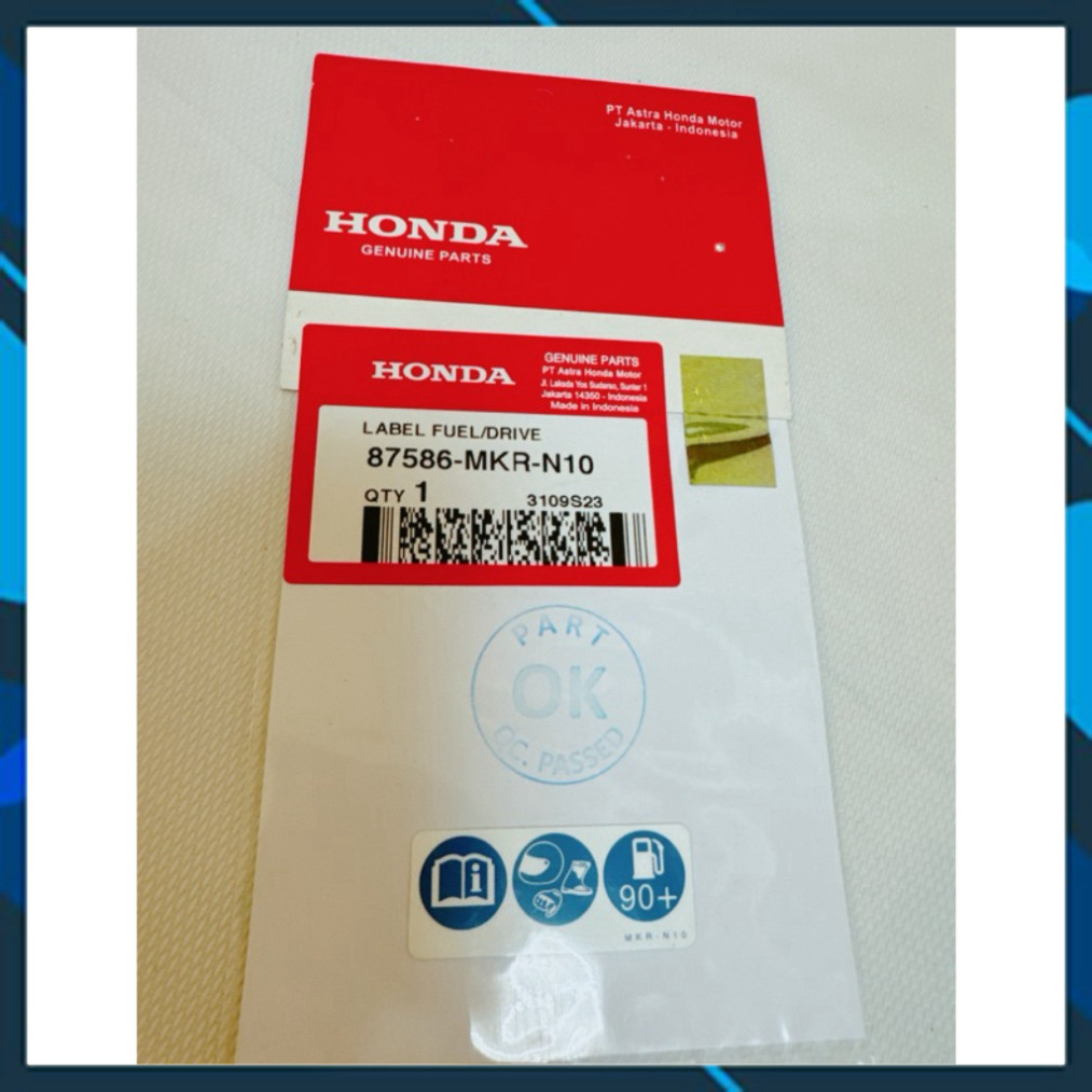 TEM THÔNG SỐ BÌNH XĂNG PCX 160 / ADV 160 / CBR 250 -indo