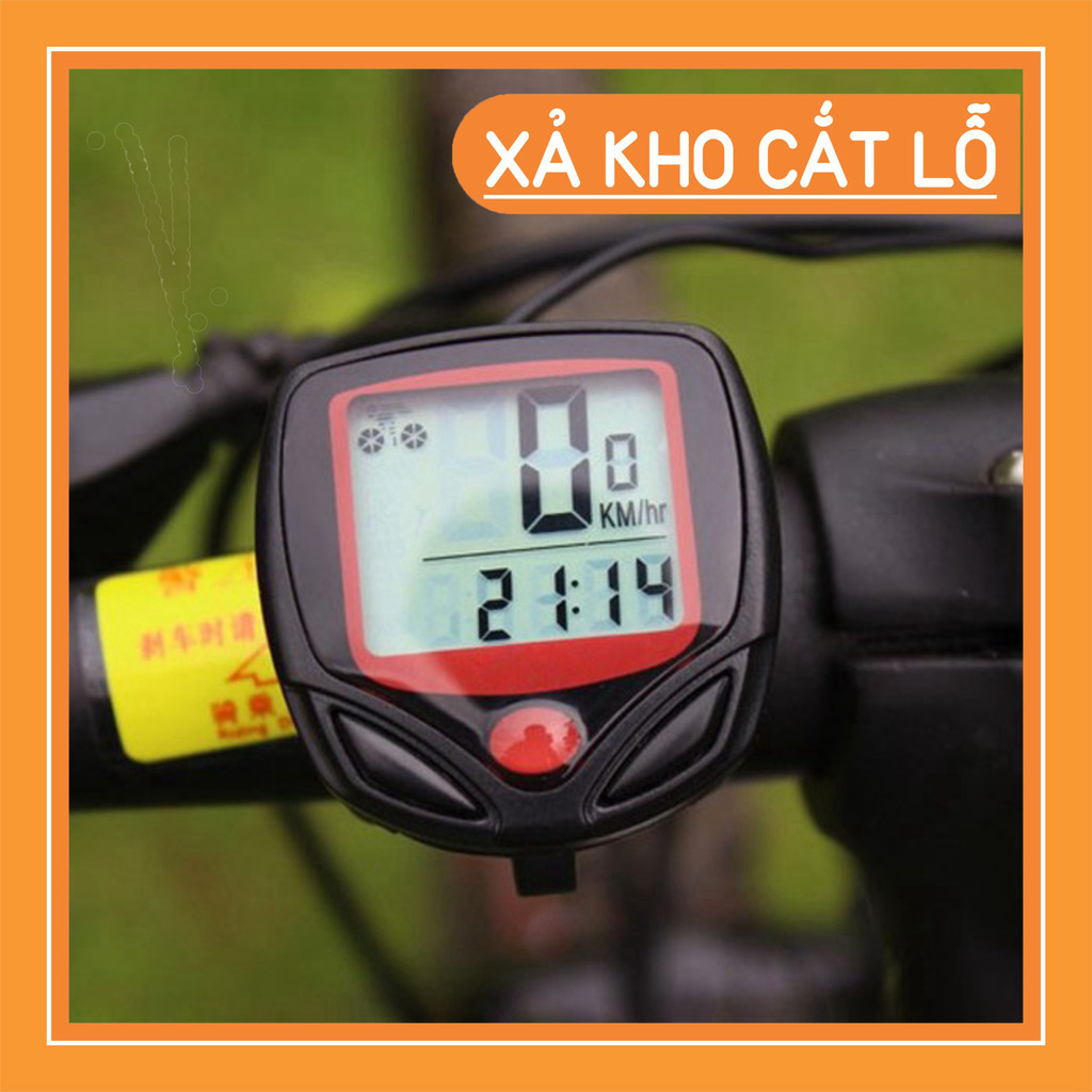 Đồng Hồ Đo Tốc Độ Xe Đạp Có Dây (Tiếng Anh)