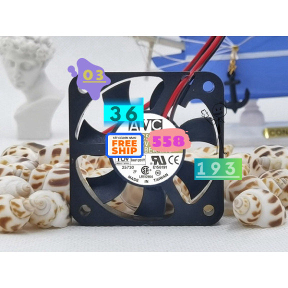 Quạt Làm Mát AVC 5 C/cm 5010 12V 0.05A   C5010b12e C5010b12ev C5010b12xv