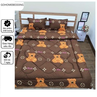 Chăn Phao Mùa Đông Loại Bông Dày Cotton Poly cao cấp hàng loại 1 kích thước 1m8_2m chuẩn 5*