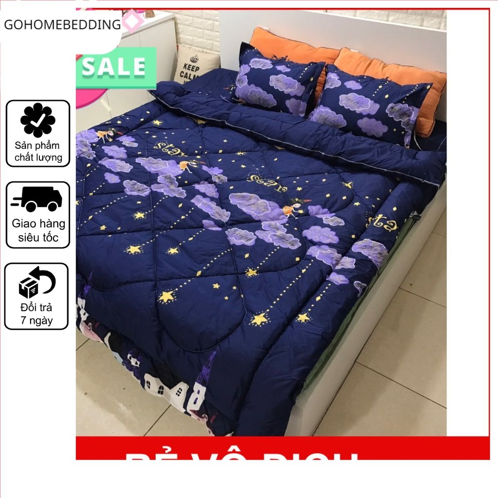Trọn Bộ Chăn Phao Ga Gối 5 món (chat để chọn mẫu)